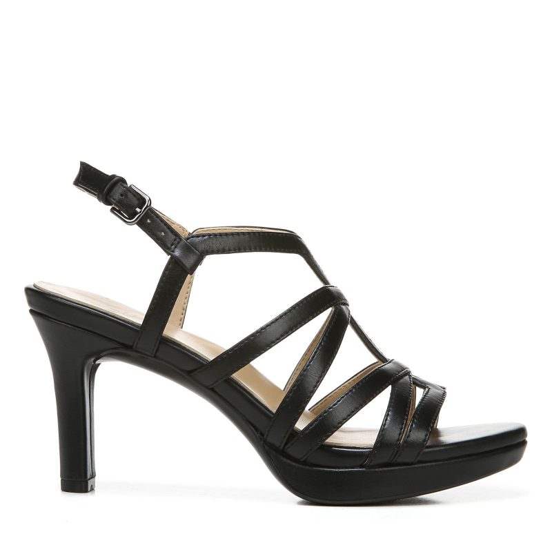 H1868S8002 Womens Naturalizer Baylor Dress Sandal Black 1