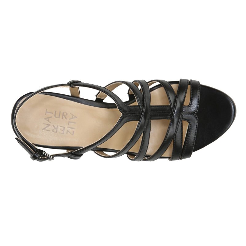 H1868S8002 Womens Naturalizer Baylor Dress Sandal Black 5