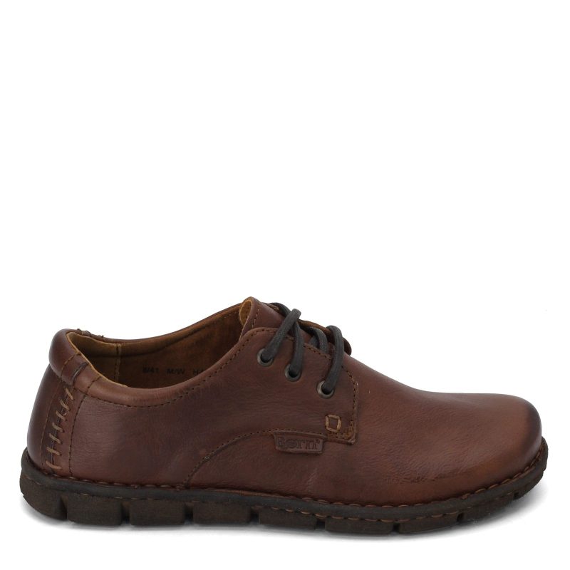 H47406 Mens Born Soledad Lace Up Brown 1