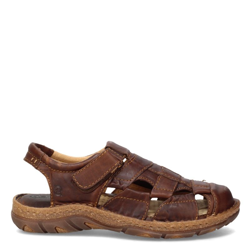 H59706 Mens Born Cabot Sandal Brown 1 003b659f 7c35 48c4 a13d 0a171c42325d