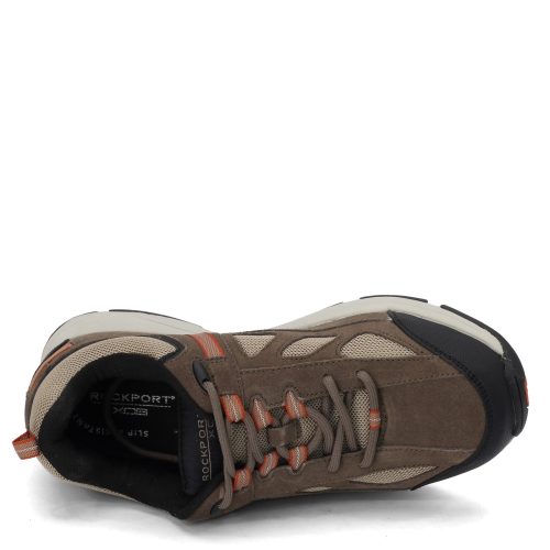 H80289 Mens Rockport Rock Cove Walking Shoe Brown Multi 5