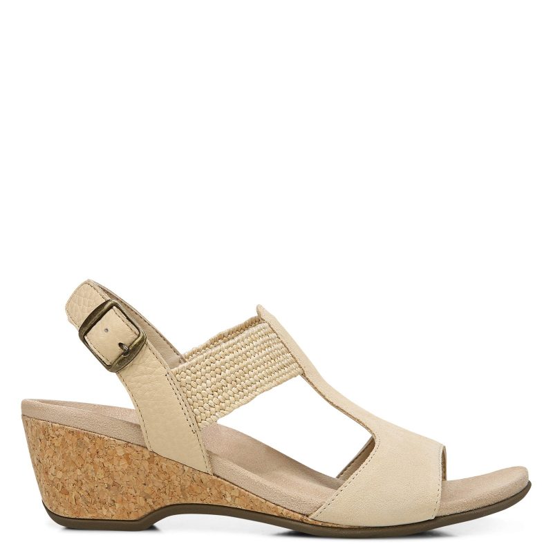 H9647L1250 Womens Vionic Kaytie Sandal Semolina 1