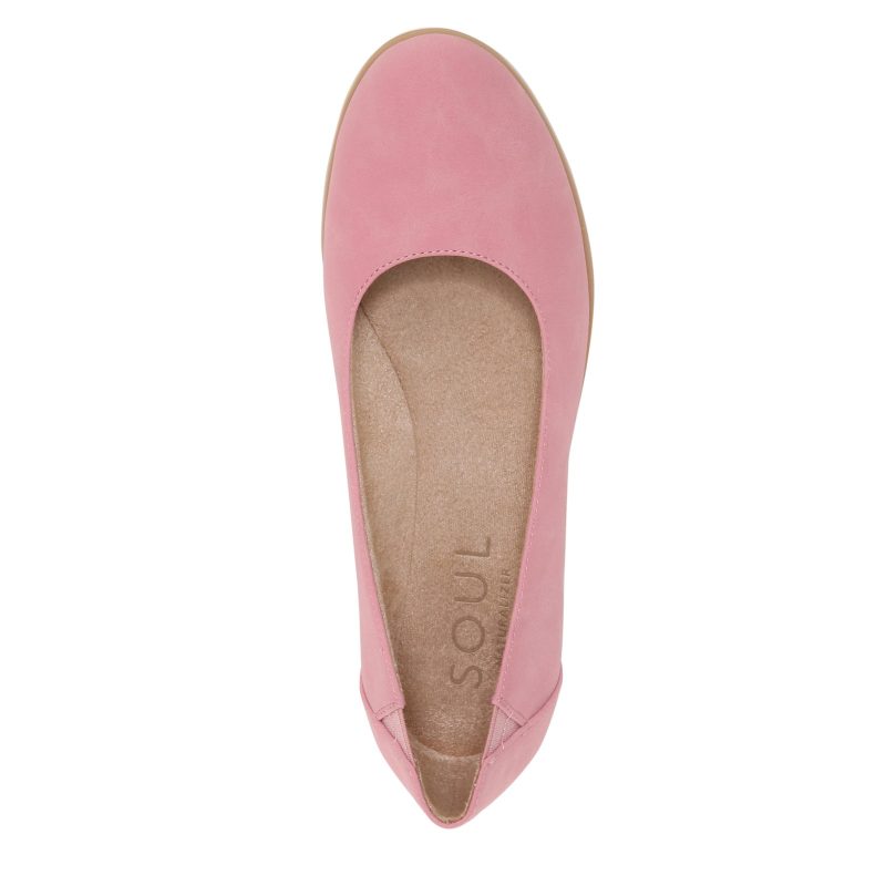 H9773S2652 Womens Soul Naturalizer Idea Ballet Flat Coral 5