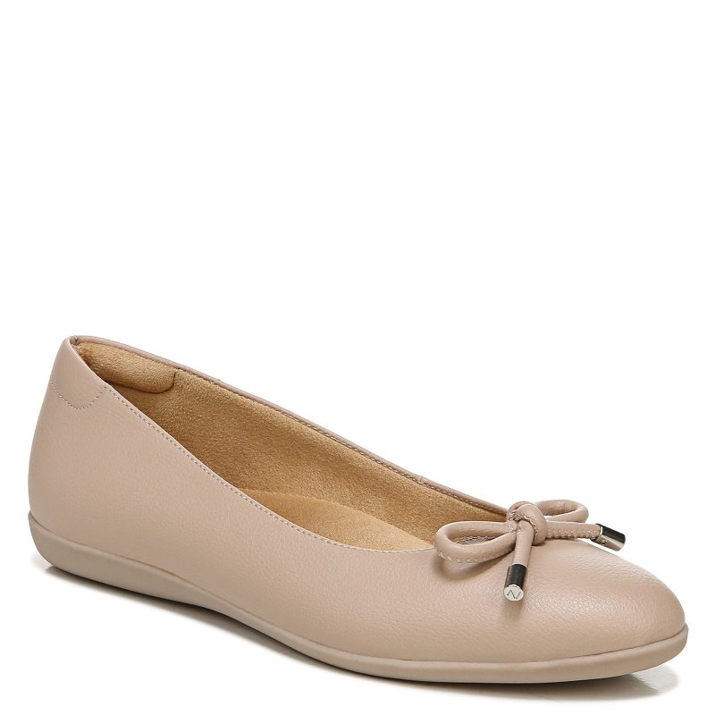 H9861S2650 Womens Naturalizer Vivienne Bow Flat Beige