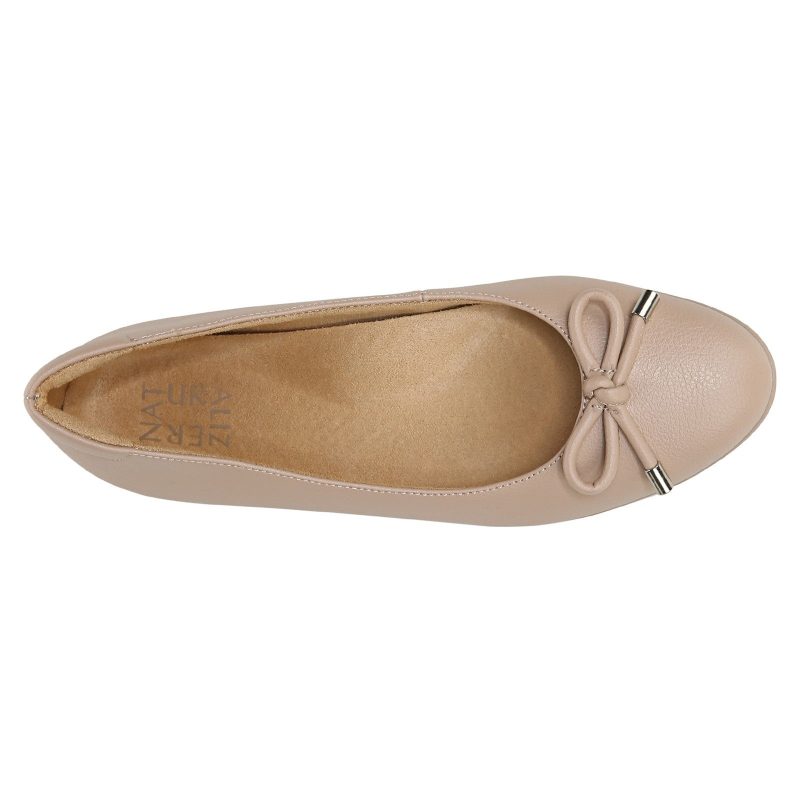 H9861S2650 Womens Naturalizer Vivienne Bow Flat Beige 5