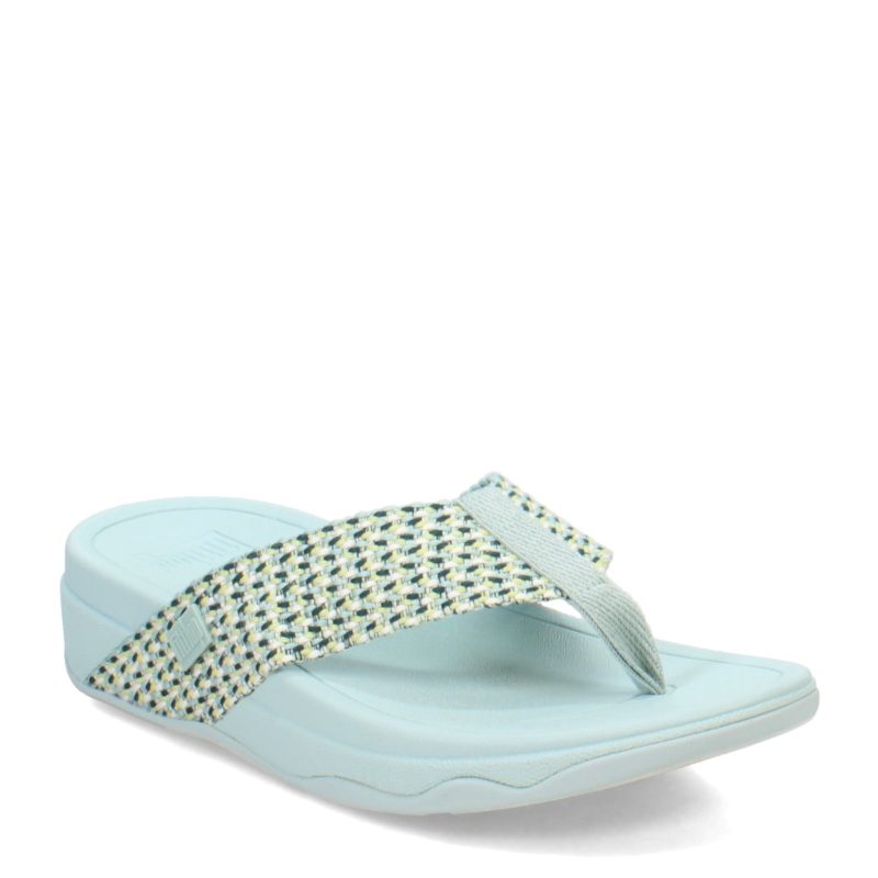 HH3 B70 Womens Fit Flop Surfa Sandal Mint Blue