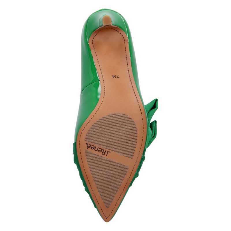 HIRISH PAGRN Womens J Renee Hirisha Pump Green Patent 6