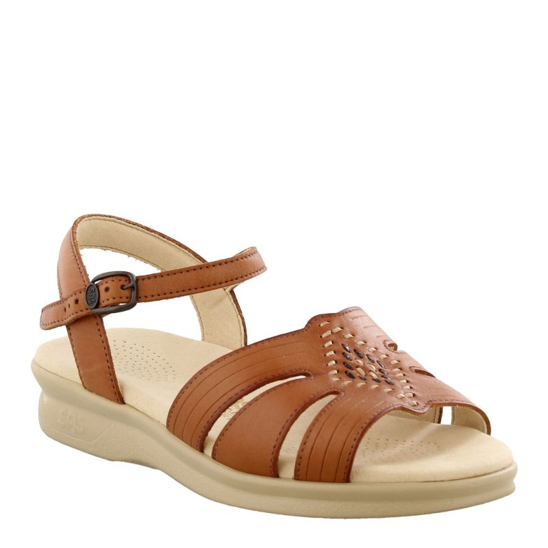 Harach Tan Womens Sas Huarache Sandal Tan Leather