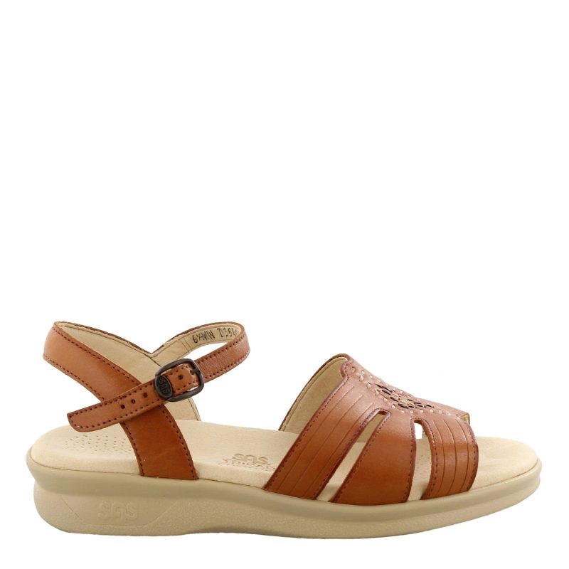 Harach Tan Womens Sas Huarache Sandal Tan Leather 1