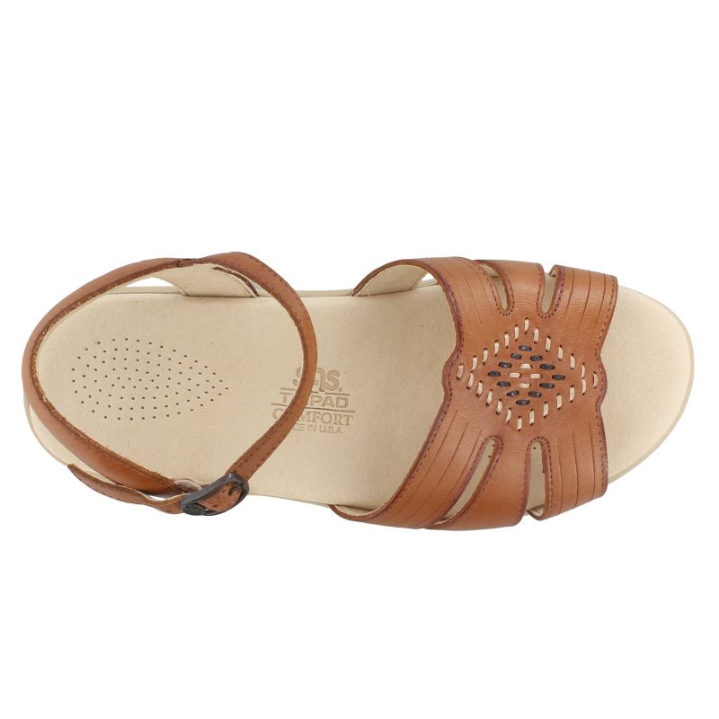 Harach Tan Womens Sas Huarache Sandal Tan Leather 5