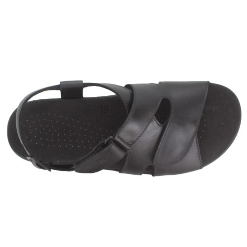 Huggy Black Womens Sas Huggy Sandal Black 5