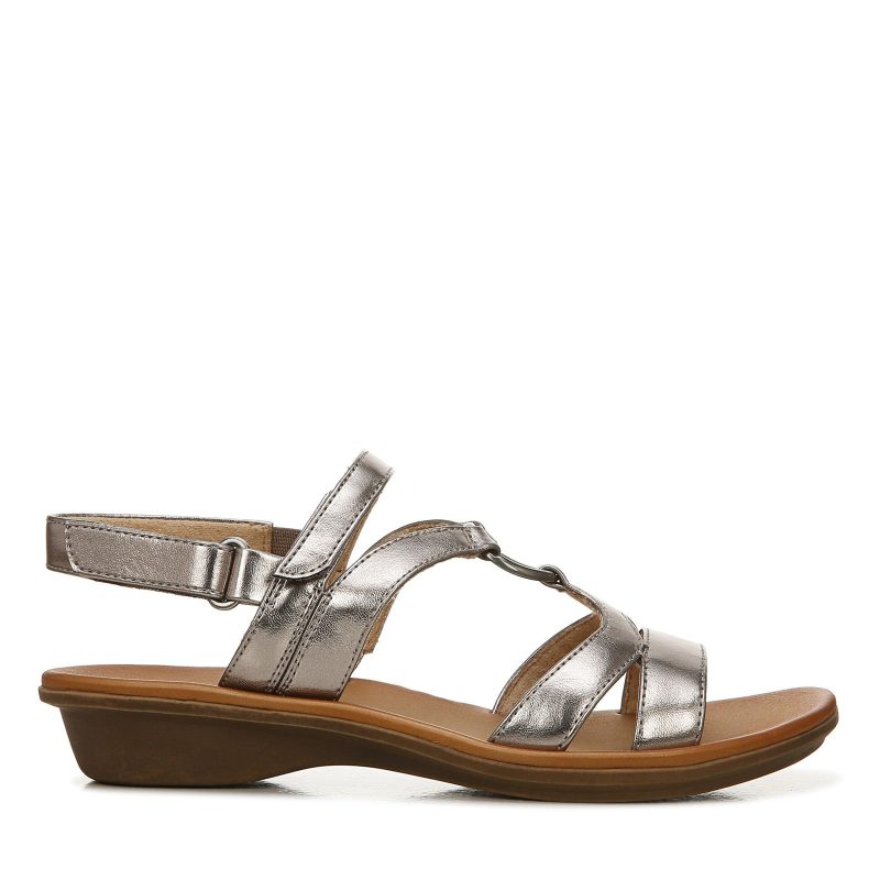 I0511S1020 Womens Soul Naturalizer Stellar Sling Sandal Pewter 1