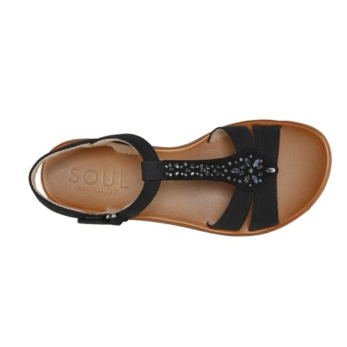 I0764M0001 Womens Soul Naturalizer Summer Sandal Black 5