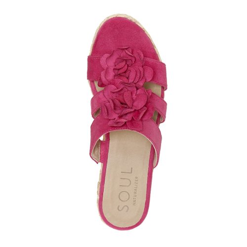 I0783F0650 Womens Soul Naturalizer Oodles Flower Sandal Fuschia 5