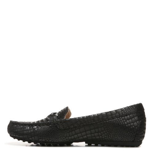 I1955S1001 Womens Life Stride Turnpike Loafer Black Croco 3