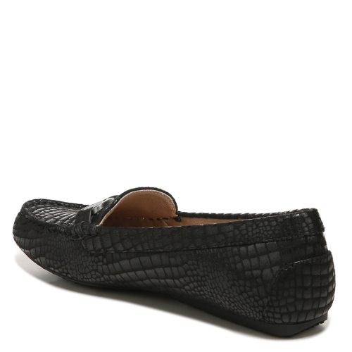 I1955S1001 Womens Life Stride Turnpike Loafer Black Croco 4