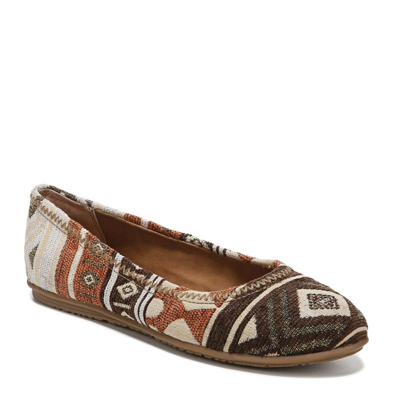 I2523F1800 Womens Zodiac Sonia Flat Orange Fabric