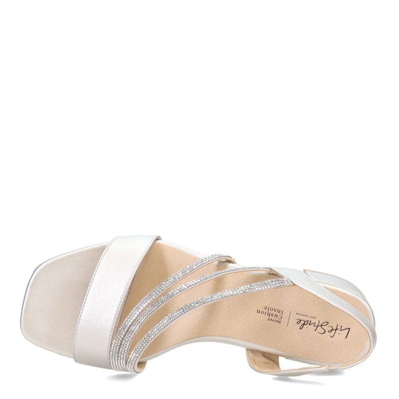 I2934S1020 Womens Life Stride Joy Sandal Silver 5