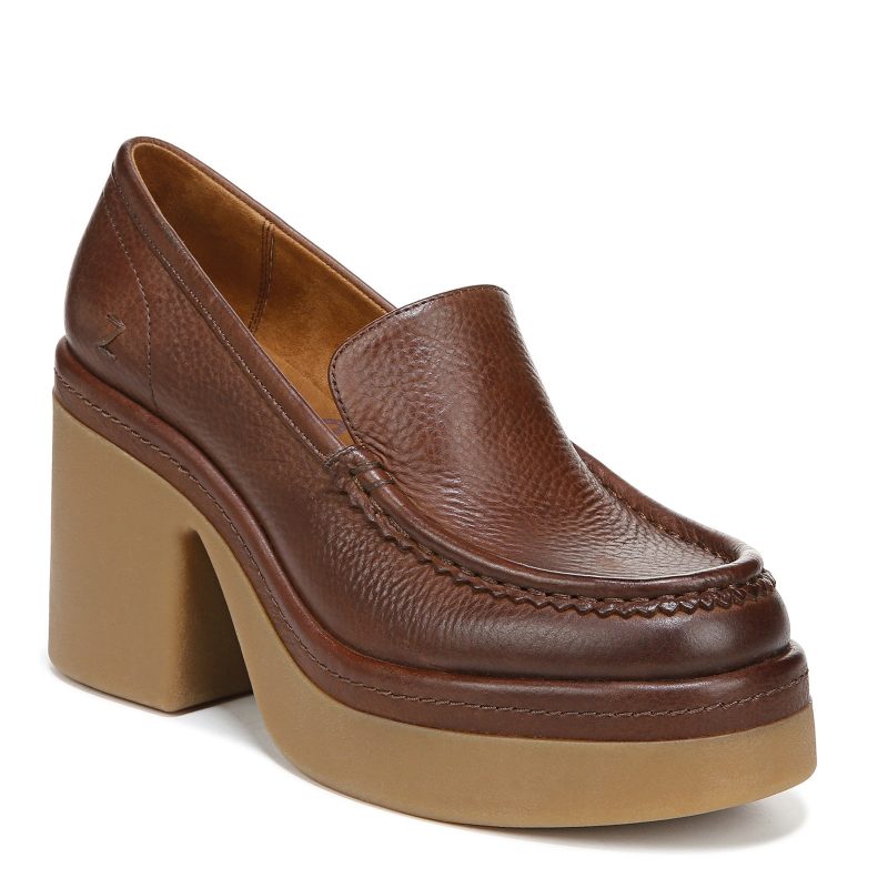 I3684L2200 Womens Zodiac Dorit Platform Loafer Cognac