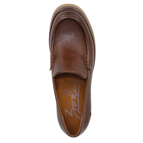 I3684L2200 Womens Zodiac Dorit Platform Loafer Cognac 5