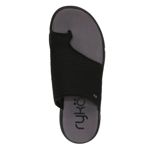 I4499S1001 Womens Ryka Margo Slide Sandal Black 5