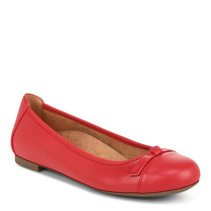 I4703L7600 Womens Vionic Amorie Flat Red