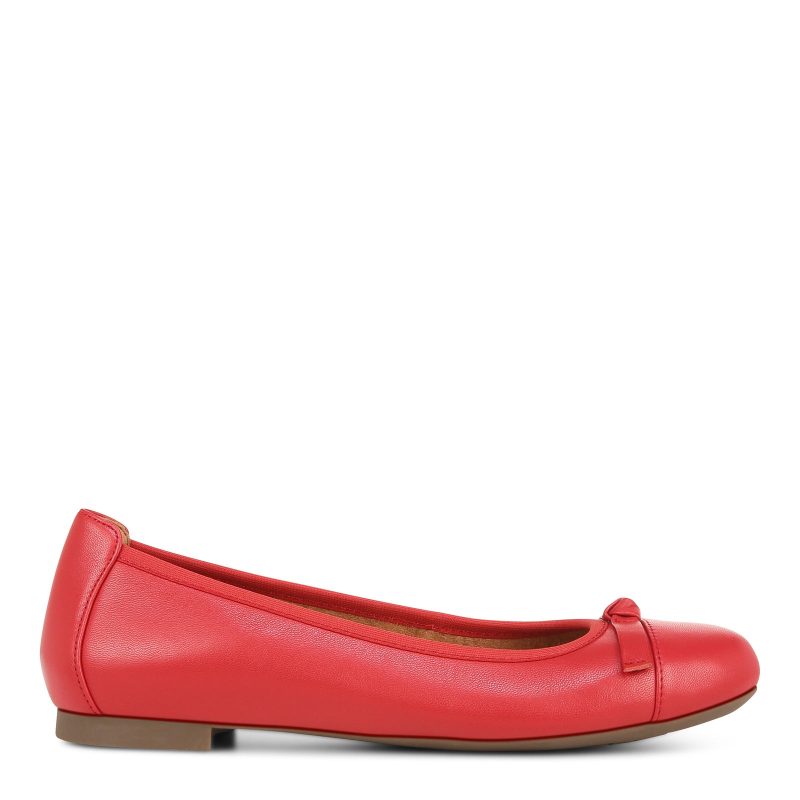 I4703L7600 Womens Vionic Amorie Flat Red 1