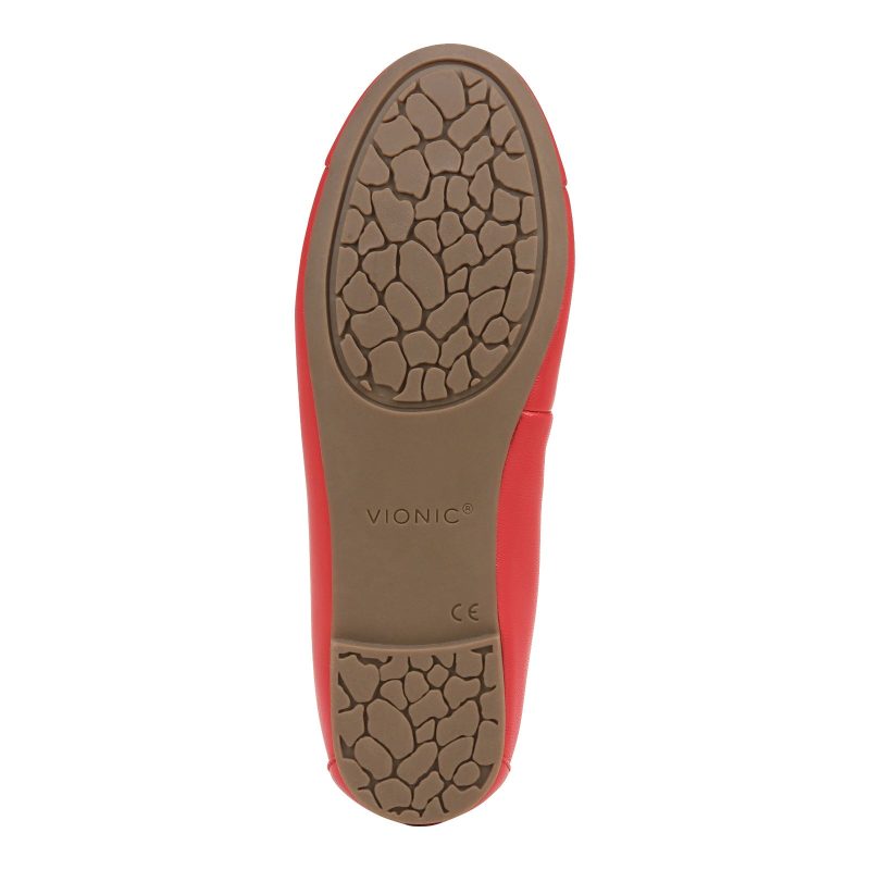 I4703L7600 Womens Vionic Amorie Flat Red 6