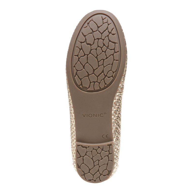 I4704L2700 Womens Vionic Anita Flat Gold 8