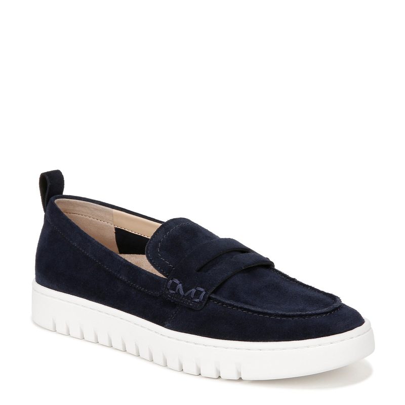 I6609L1403 Navy White Suede