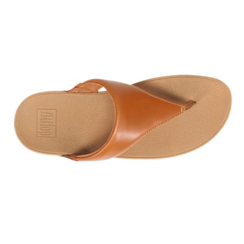 I88 592 Womens Fit Flop Lulu Thong Sandal Tan 5