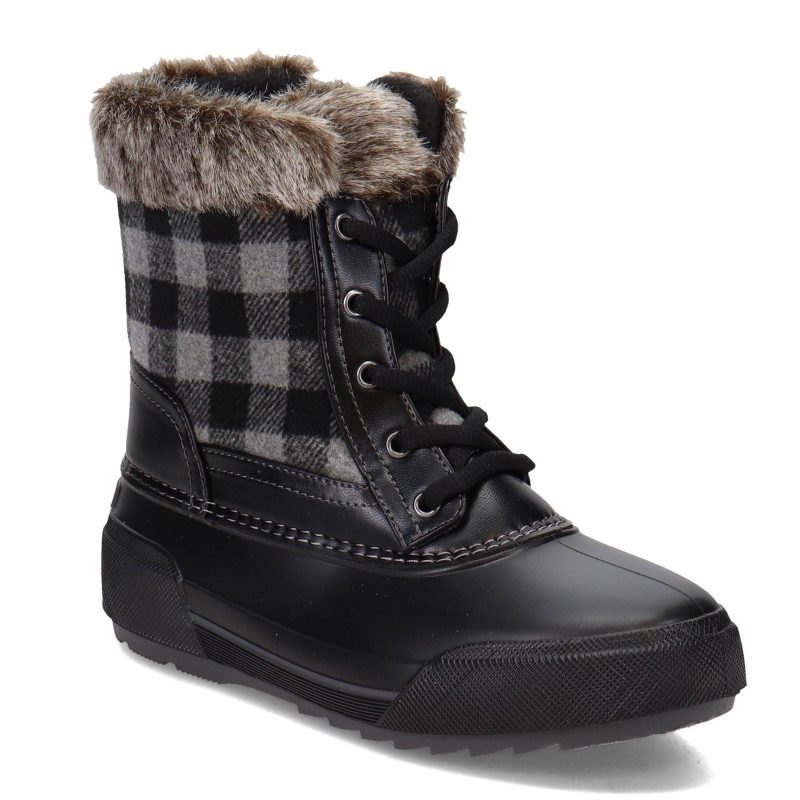 ICEQUEEN BLK01 Womens Easy Spirit Icequeen Boot Black