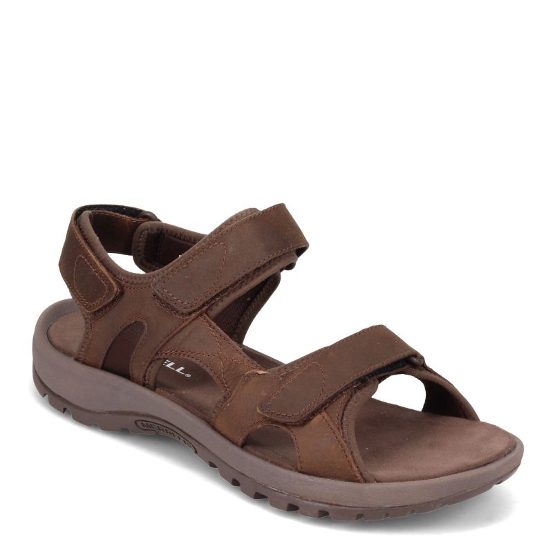 J002711 Mens Merrell Sandspur Lee Backstrap Sandal Earth da146af5 e0c7 45d6 8882 c985f7e6e581