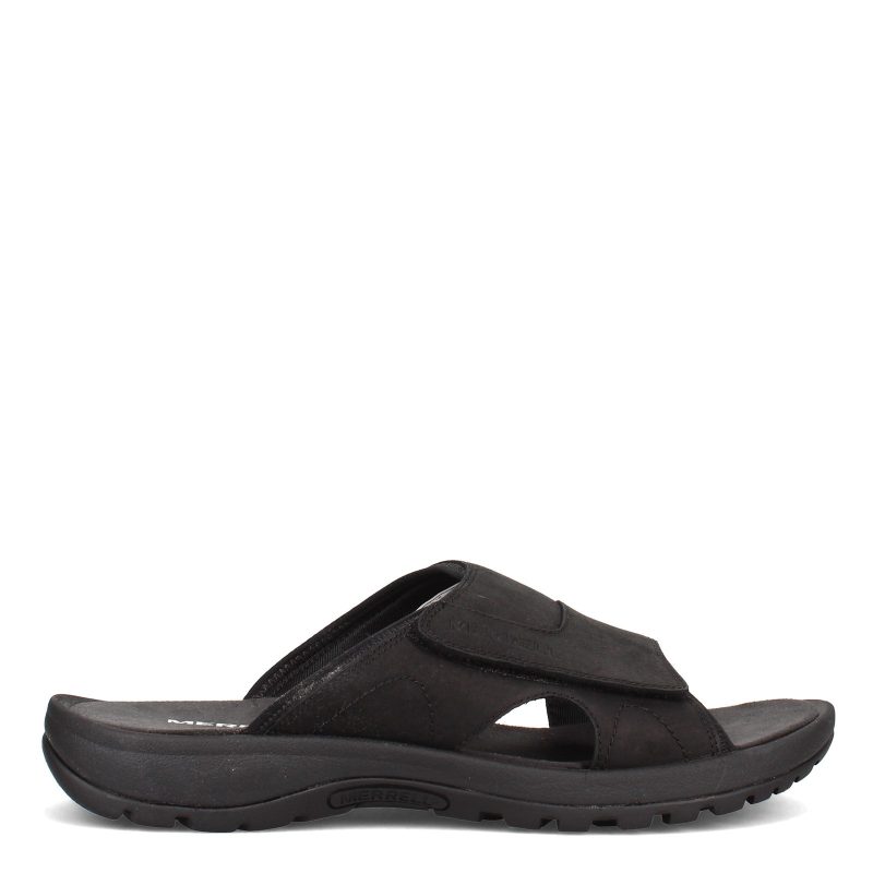 J002723 Mens Merrell Sandspur 2 Slide Black 1