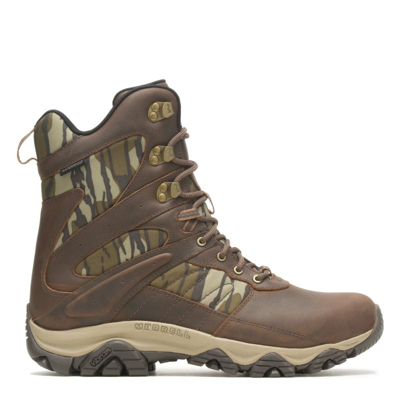 J004647 Mens Merrell Moab 2 Timber 8in Waterproof Boot Camo 1 3a453411 f5b9 4a16 a7a6 3a26701f5814