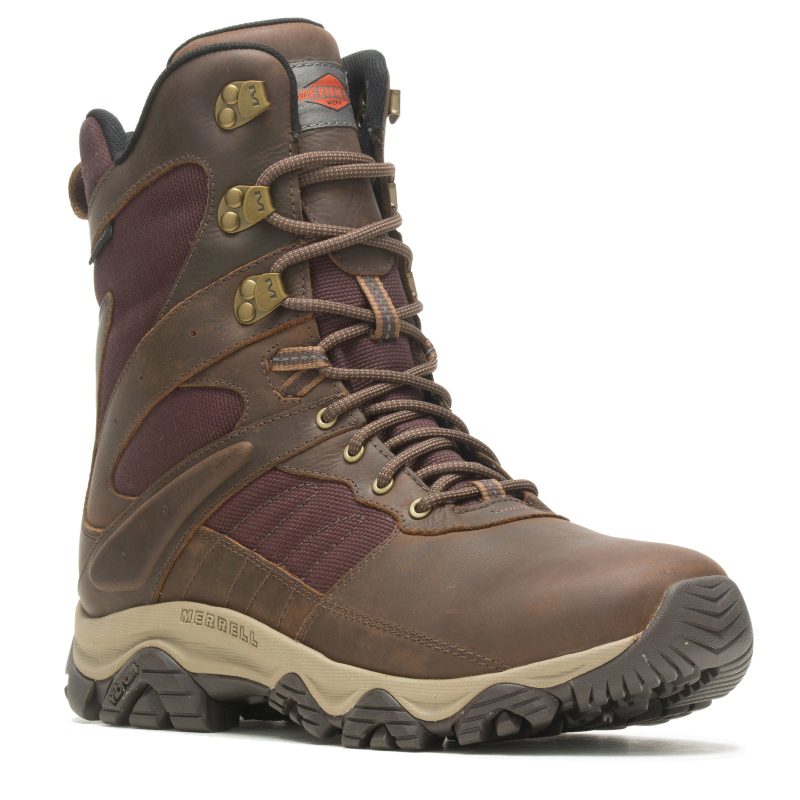 J004649 Mens Merrell Moab 2 Timber 8in Waterproof Boot Toffee 152a2c5d 6c68 4b38 86fe 8bdd42dad9f0