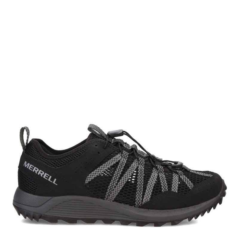 J036109 Mens Merrell Wildwood Aerosport Water Shoe Black 1