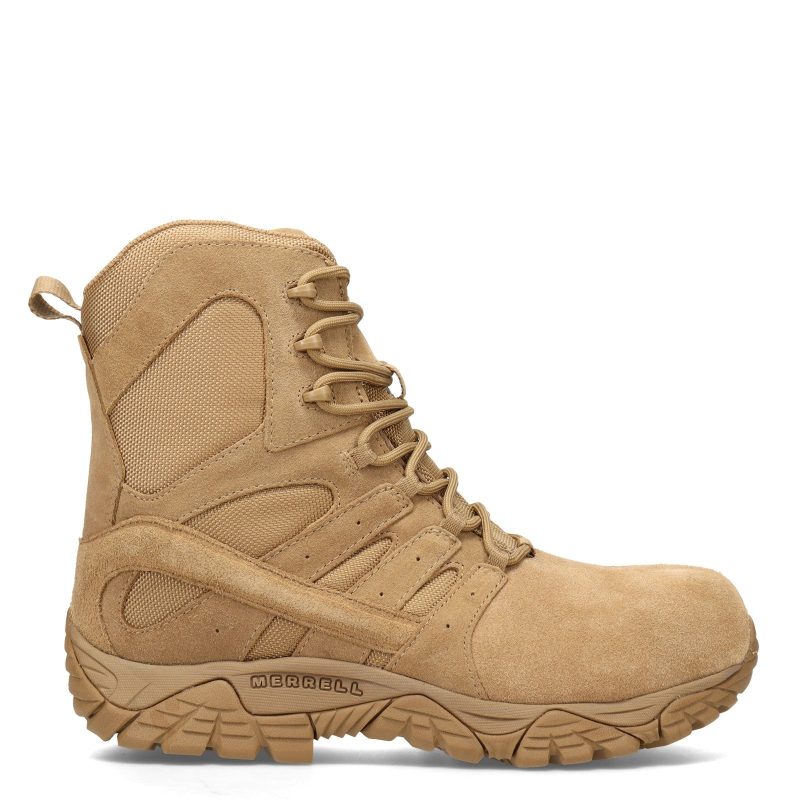 J099371 W Mens Merrell Moab 2 Tactical Response 8in Boot Wide Width Coyote 1