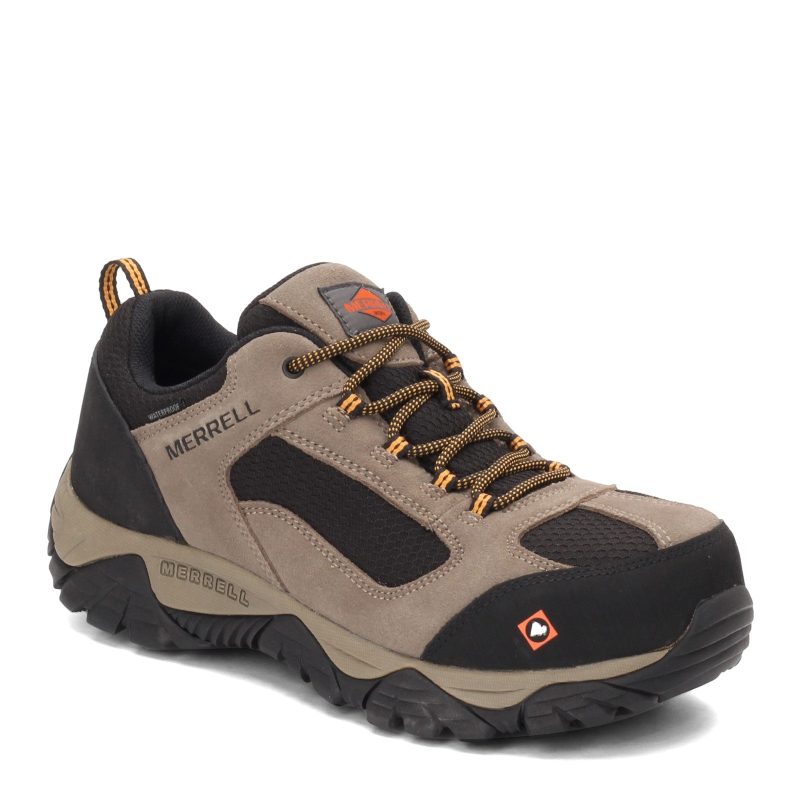 J099505 Mens Merrell Moab Onset Low Waterproof Comp Toe Work Shoe Walnut ba53c58b afe8 4d23 9a74 d3ed97e7dbb9