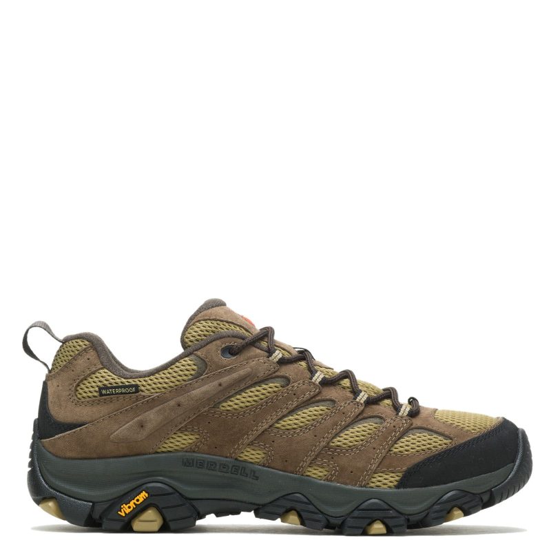 J135537 Mens Merrell Moab 3 Waterproof Hiking Shoe Kangaroo 1