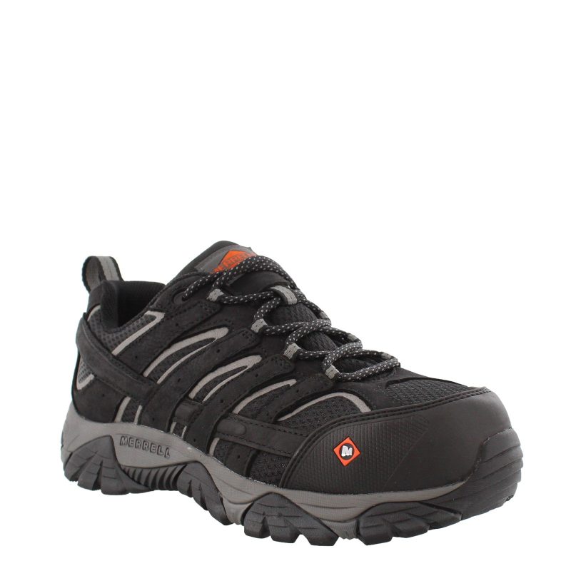 J36461 W Mens Merrell Moab Vertex Vent Comp Toe Wide Width Black 1