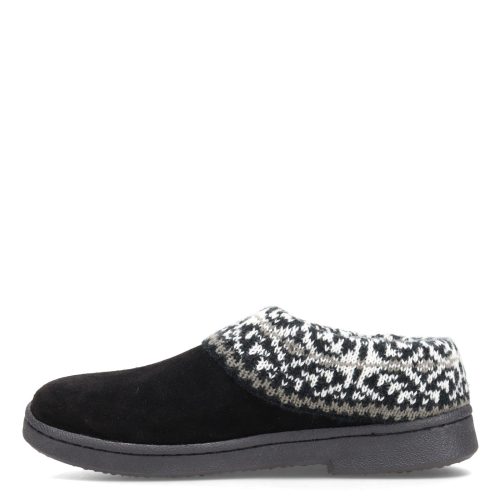 JMH2037 201 Womens Clarks Sweater Collar Slipper Blackgrey 3 276fde8f 1251 46f9 a723 6ba1773d3e97