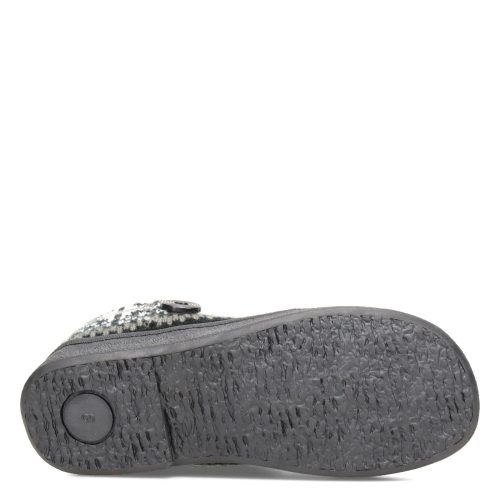 JMH2037 201 Womens Clarks Sweater Collar Slipper Blackgrey 6