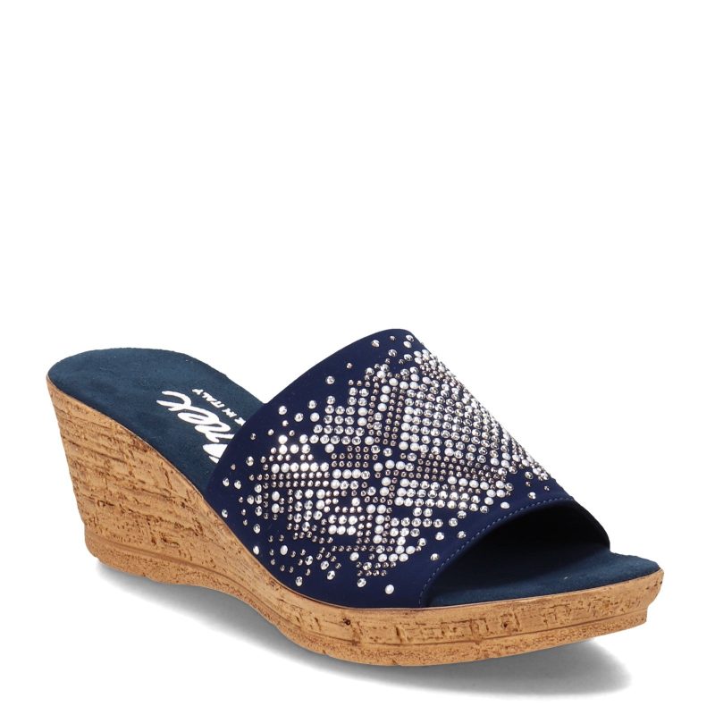 JOLINE NAVY Womens Onex Joline Sandal Navy