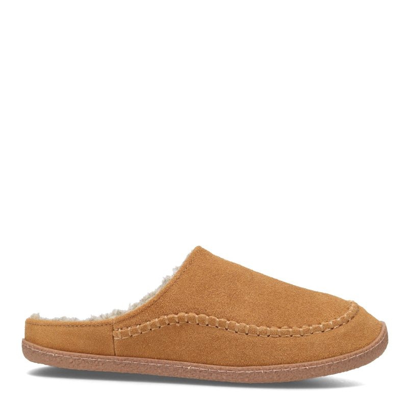 Jms0345 211 Mens Clarks Baseball Stitch Clog Slipper Cinnamon 1 25867b64 91bb 43e6 b718 be9b23ef81d6