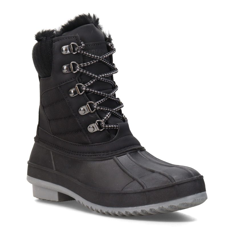 K KATHLN BLACK Womens Khombu Kathleen Waterproof Boot Black