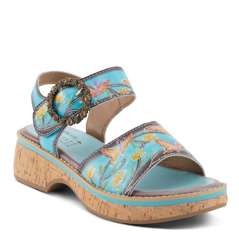 KENNA SKYM Womens L Artiste By Spring Step Kenna Sandal Sky Multi