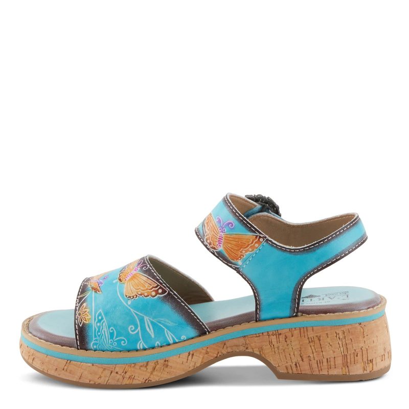 KENNA SKYM Womens L Artiste By Spring Step Kenna Sandal Sky Multi 2