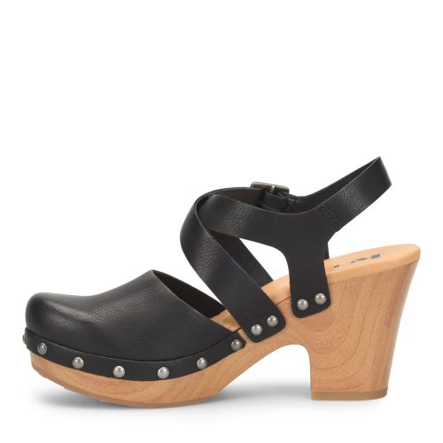 KR0002509 Womens Korks Abloom Clog Black 3