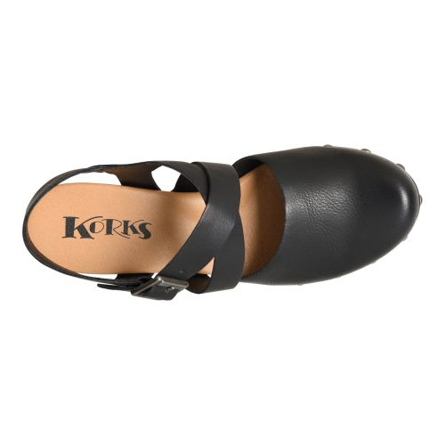 KR0002509 Womens Korks Abloom Clog Black 5